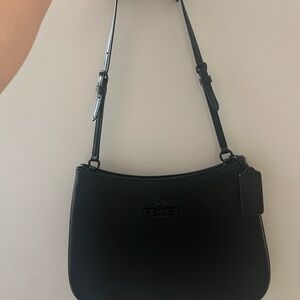 Coach Sleek Black Shoulder Bag